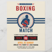 Vorlage für den Boxturnier-Flyer (Vorderseite)