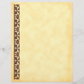 Vorlage für den braunen Midieval-Flyer Flyer (Vorne)