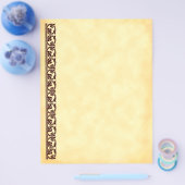 Vorlage für den braunen Midieval-Flyer Flyer (Einzeln)