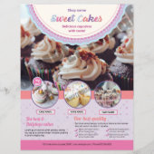 Vorlage für den Cake Shop-Flyer (Vorderseite)