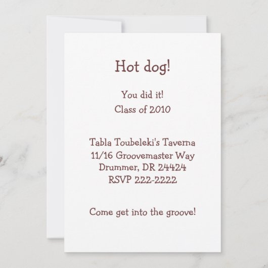 Vorlage für den Dog-Abschluss einer benutzerdefini (Rückseite)