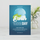 Vorlage für den Earth Day Flyer (Stehend Vorderseite)