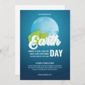 Vorlage für den Earth Day Flyer (Vorne/Hinten)