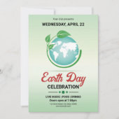 Vorlage für den Earth Day Flyer (Vorderseite)