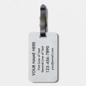 Vorlage für den Eishockey Goalie Gepäckträger Gepäckanhänger (Rückseite vertikal)