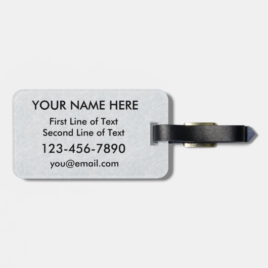 Vorlage für den Eishockey Goalie Gepäckträger Gepäckanhänger (Rückseite horizontal)