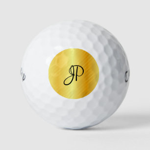 Vorlage für den eleganten Namen des Monogramms in  Golfball