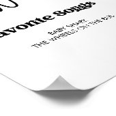 Vorlage für den ersten Meilenstein des ersten Jahr Poster (Ecke)