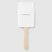 Vorlage für den Fit Square Text hier, Weiße Tra Fächer (Rückseite)