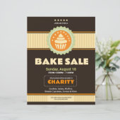 Vorlage für den Flyer "Bake Sale" (Stehend Vorderseite)