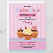Vorlage für den Flyer "Bake Sale" (Vorne/Hinten)