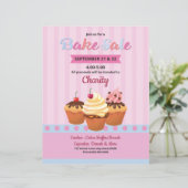 Vorlage für den Flyer "Bake Sale" (Stehend Vorderseite)