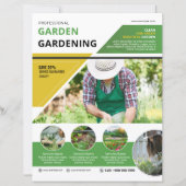 Vorlage für den Flyer "beruflich Garden Care" (Vorderseite)
