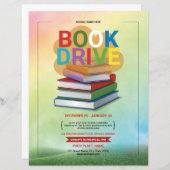 Vorlage für den Flyer Book Drive (Vorne/Hinten)
