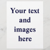 Vorlage für den Flyer der Wahlkampagne (Hinten)