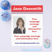 Vorlage für den Flyer der Wahlkampagne (Einzeln)