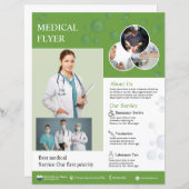 Vorlage für den Flyer des Arztes (Vorne/Hinten)