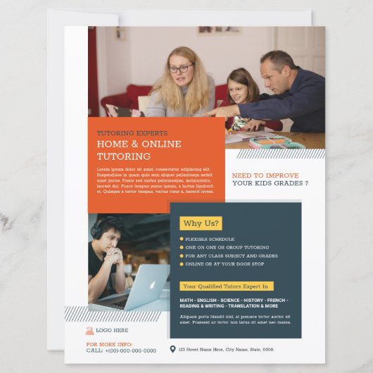 Vorlage für den Flyer des Tutors (Vorderseite)