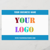 Vorlage für den Flyer Ihres Firmenlogos (Hinten)