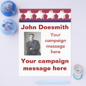 Vorlage für den Flyer politischer Kampagnen (Einzeln)