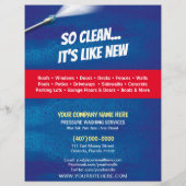 Vorlage für den Flyer-Power unter Druck Flyer (Hinten)