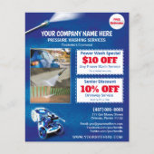 Vorlage für den Flyer-Power unter Druck Flyer (Vorne)