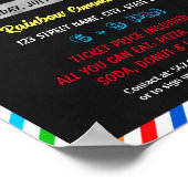 Vorlage für den Flyer Raffle Fundraiser Poster (Ecke)