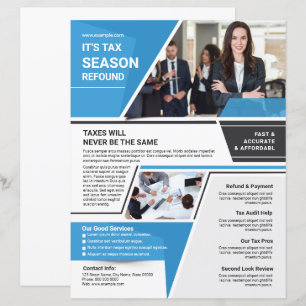 Vorlage für den Flyer Steuererklärung