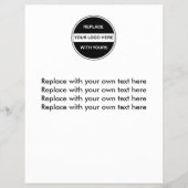 Vorlage für den Flyer von Firmenlogos (Vorne)