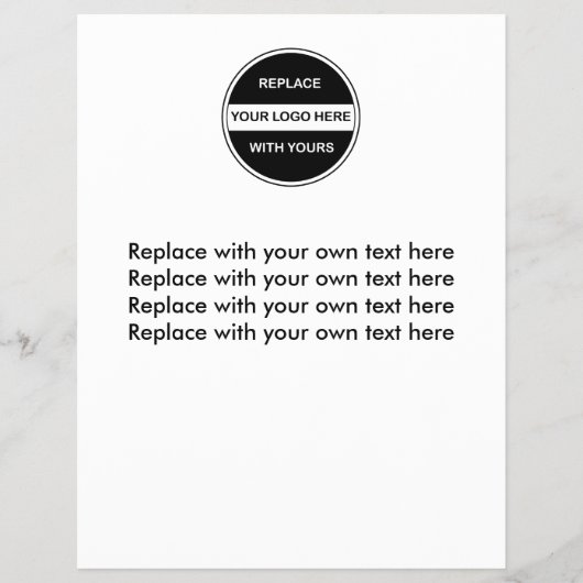 Vorlage für den Flyer von Firmenlogos (Vorne)