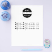 Vorlage für den Flyer von Firmenlogos (Einzeln)