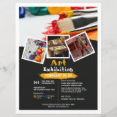 Vorlage für den Flyer von Kunstereignissen (Vorderseite)