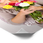 Vorlage für den Foto hinzufügen Poster (Ecke)