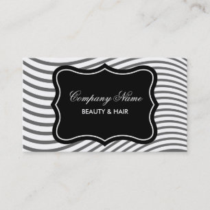 Vorlage für den Friseur- und Schönheitssalon Visitenkarte