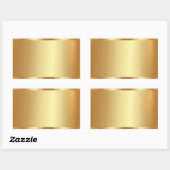 Vorlage für den Glamour des benutzerdefinierten Te Rechteckiger Aufkleber (Blatt)