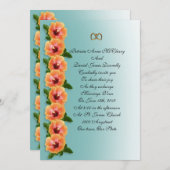 Vorlage für den Hibiskus für die Einladung (Vorne/Hinten)