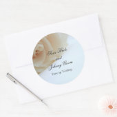 Vorlage für den Hochzeitsticker für Umschlag Aufkl Runder Aufkleber (Umschlag)