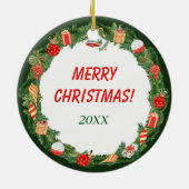 Vorlage für den hübschen Urlaub Keramikornament (Hinten)