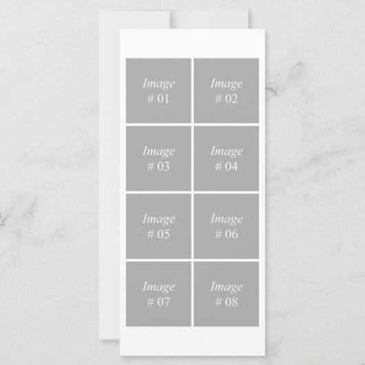 Vorlage für den Kalender 2020 - Flachkarte (Rückseite)