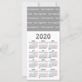 Vorlage für den Kalender 2020 - Flachkarte (Vorderseite)