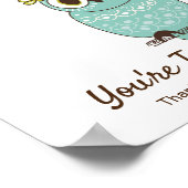 Vorlage für den Lehrerbewertungsbogen DIY Owl Hand Poster (Ecke)