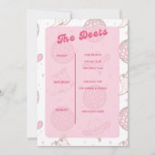 Vorlage für den letzten Rodeo-Junggeselinnen-Absch (Rückseite)