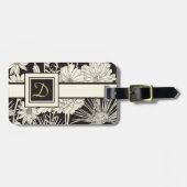 Vorlage für den Mit Monogramm Gepäckträger Gepäckanhänger (Vorderseite horizontal)