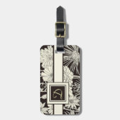 Vorlage für den Mit Monogramm Gepäckträger Gepäckanhänger (Vorderseite vertikal)