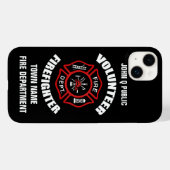 Vorlage für den Namen des Freiwilligen Feuerwehrma Case-Mate iPhone Hülle (Rückseite (Horizontal))