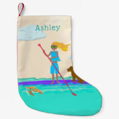 Vorlage für den Namen des Paddelbodens Kleiner Weihnachtsstrumpf (Vorderseite)