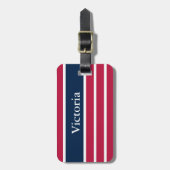 Vorlage für den Namen von patrouillischen roten un Gepäckanhänger (Vorderseite vertikal)