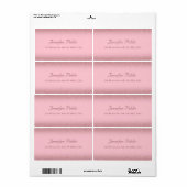 Vorlage für den Namen von Skripts in Rose Gold Gli (Vorne)