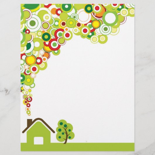 Vorlage für den Natureal House-Flyer Flyer (Vorne)