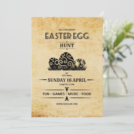 Vorlage für den Osterteil-Flyer (Stehend Vorderseite)